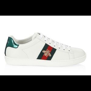 GUCCI Ace Bee Embroidered Sneakers